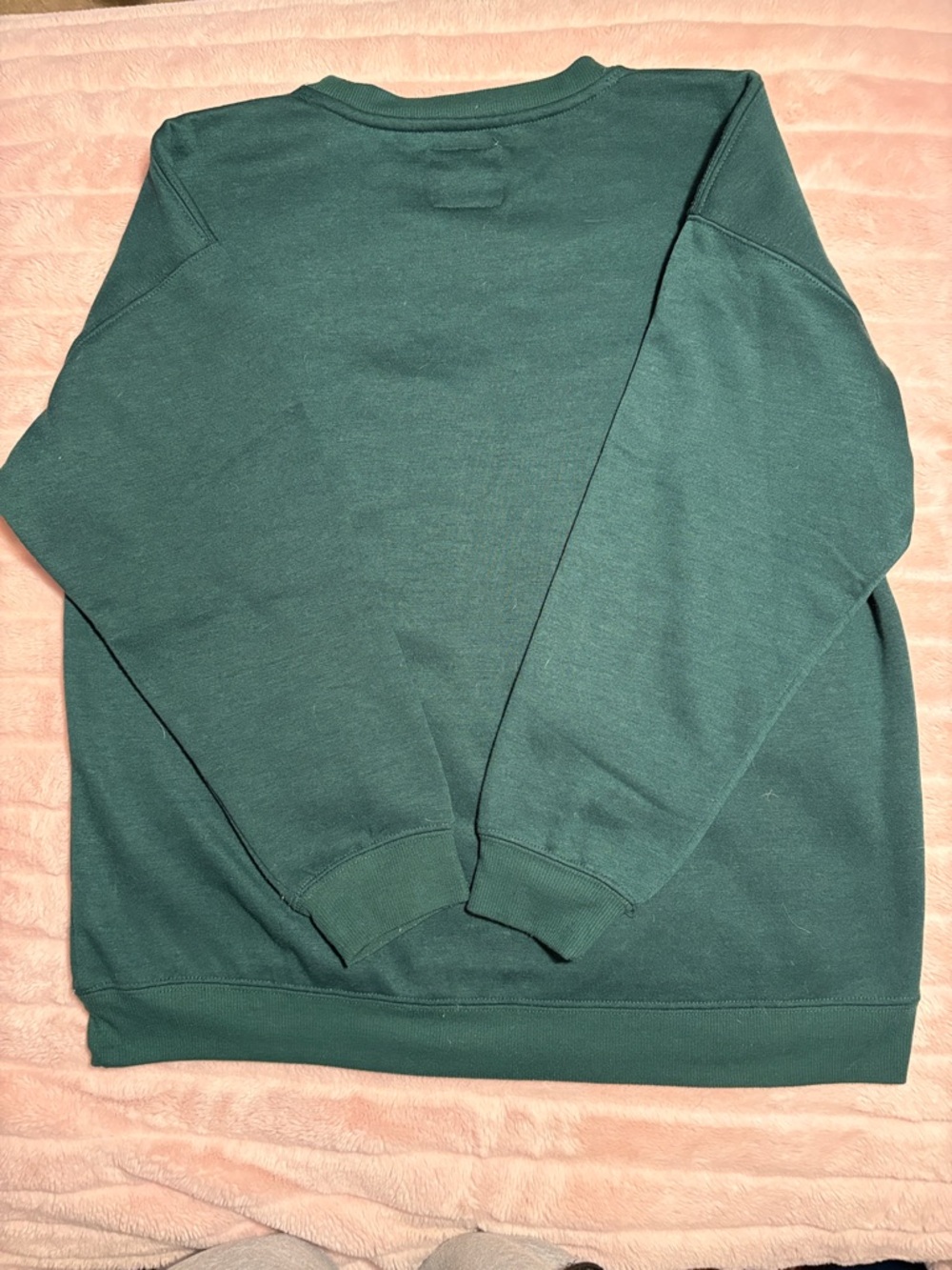 New York Graphic Crewneck Sweatshirt in Forest Green - Picture 4 of 4